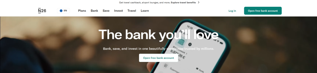 N26 - mobiilipankkisovellu