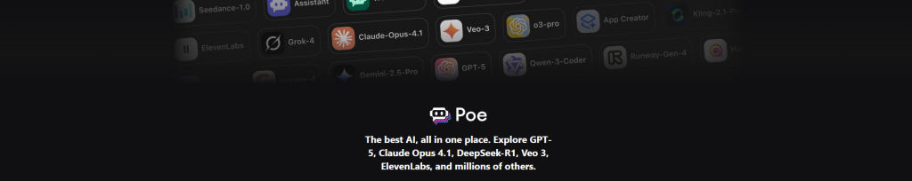 Poe – Nopea tekoälykeskustelu