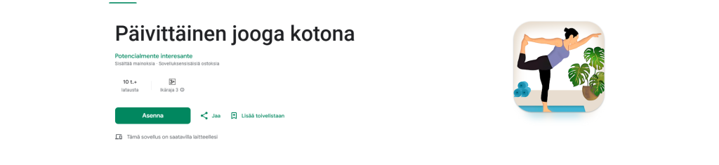 Päivittäinen jooga